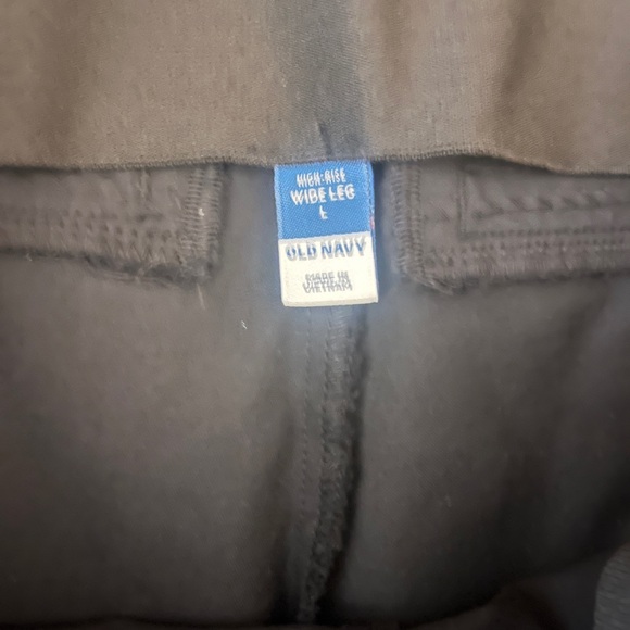 NWOT Old Navy High-Rise Wide-Leg Black Pants - Picture 4 of 7